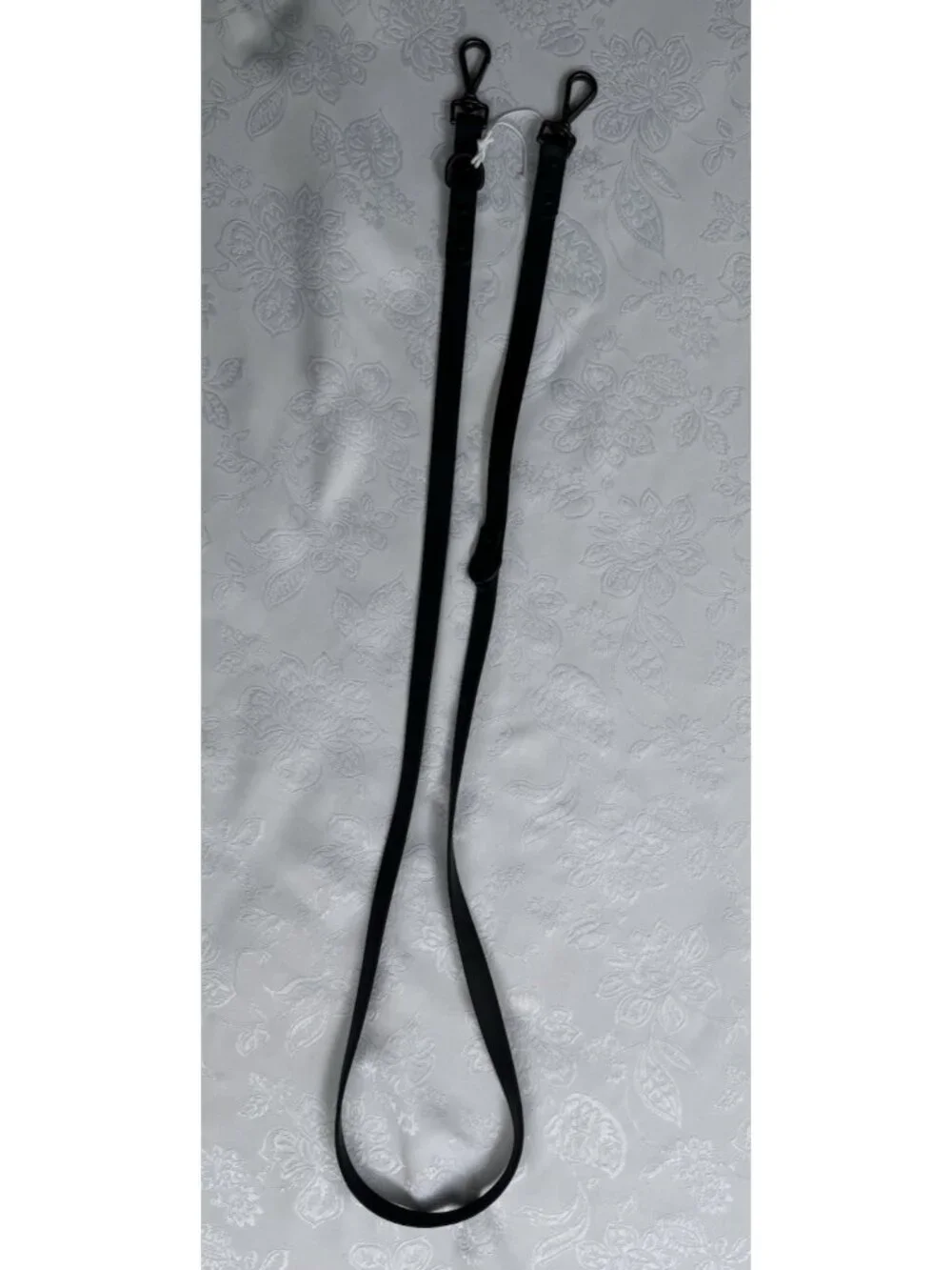 Wild One Black Rubberized Waterproof Adjustable Dog Leash Black 69.5